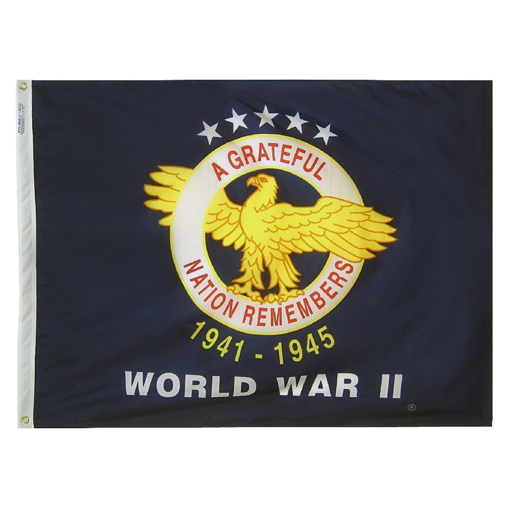 World War II Commemorative Flag - ColorFastFlags | All the flags you'll ever need! 
