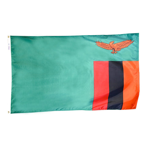 Zambia Flag - ColorFastFlags | All the flags you'll ever need!  - 2