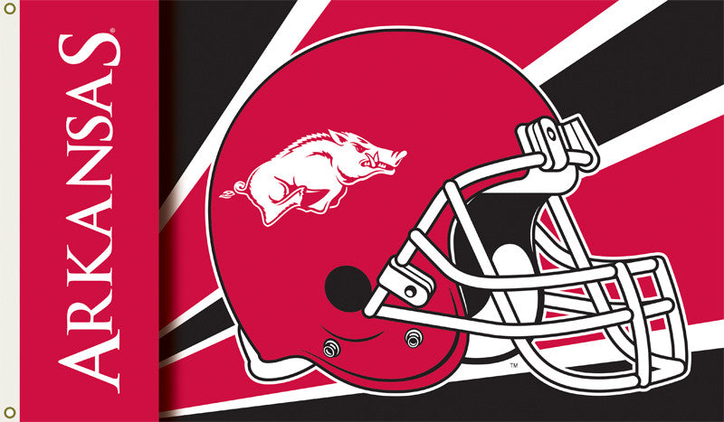 Officially Licensed Arkansas Razorbacks 3' x 5' Flags - ColorFastFlags | All the flags you'll ever need! 

