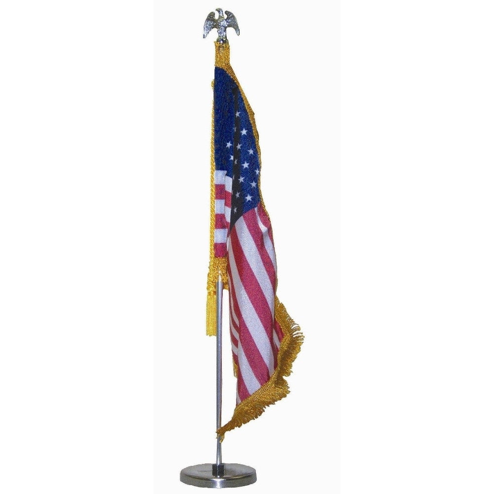 Magnetic Auto Fender U.S. Flag Set with Eagle Ornament - ColorFastFlags | All the flags you'll ever need! 
