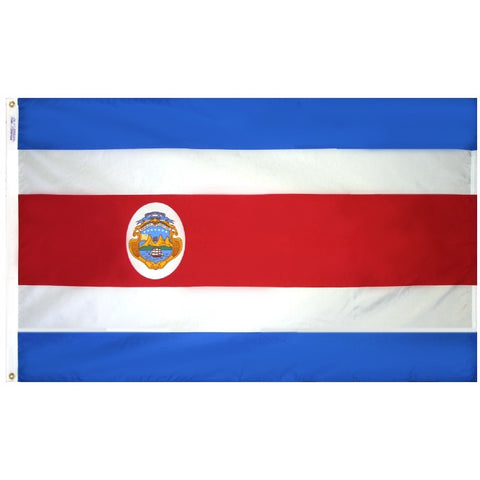 Costa Rica Flag - ColorFastFlags | All the flags you'll ever need! 
