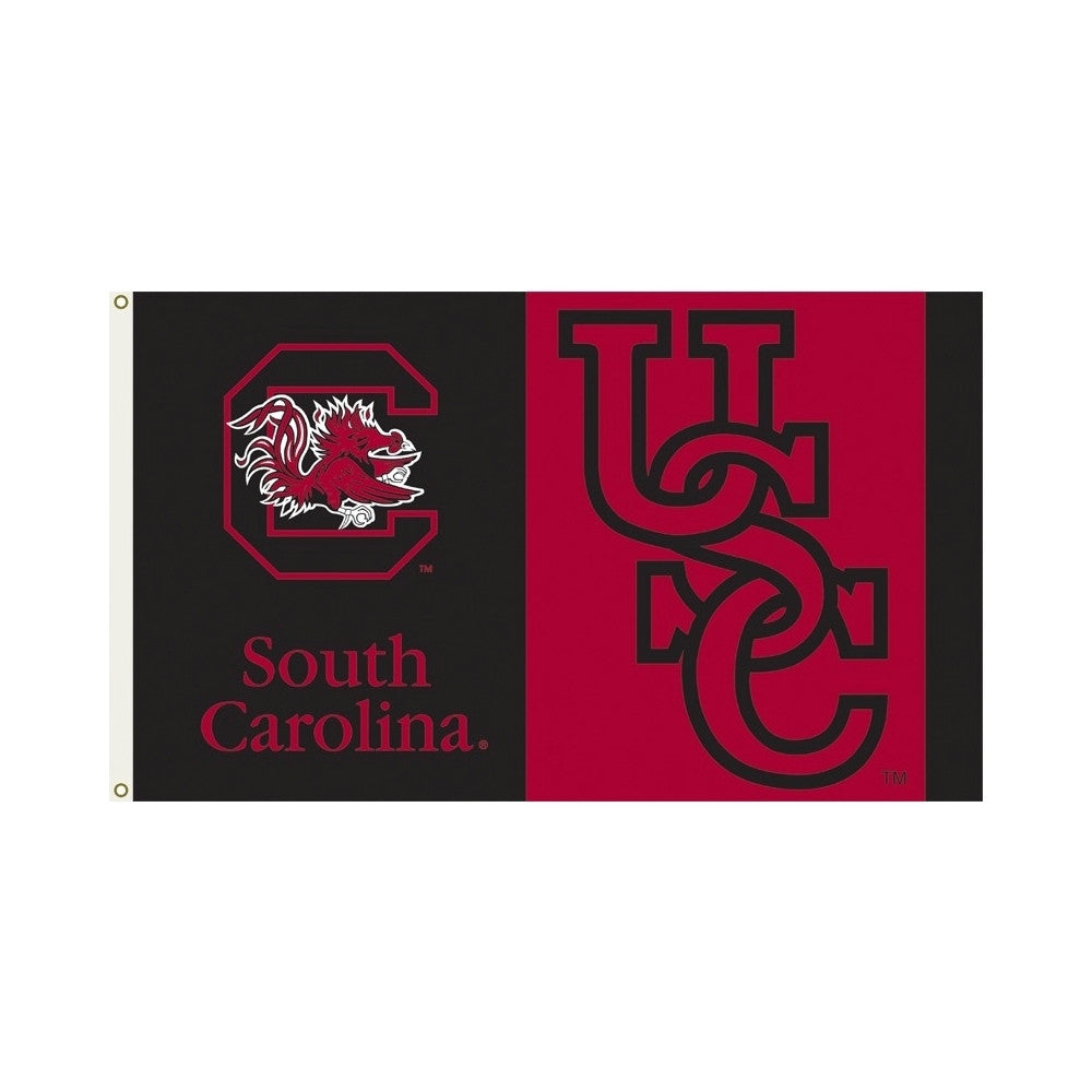 Officially Licensed South Carolina Gamecocks 3' x 5' Flags - ColorFastFlags | All the flags you'll ever need! 
