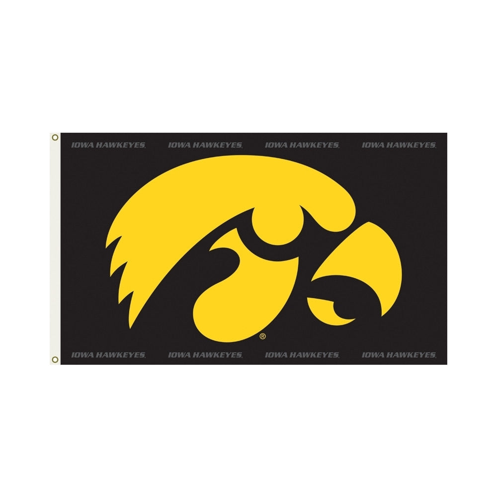 Officially Licensed Iowa Hawkeyes 3' x 5' Flags - ColorFastFlags | All the flags you'll ever need! 
